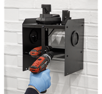 WORKSHOP POWER TOOL STORAGE RACK 2 BAY GARAGE PTSR2 thumbnail 2