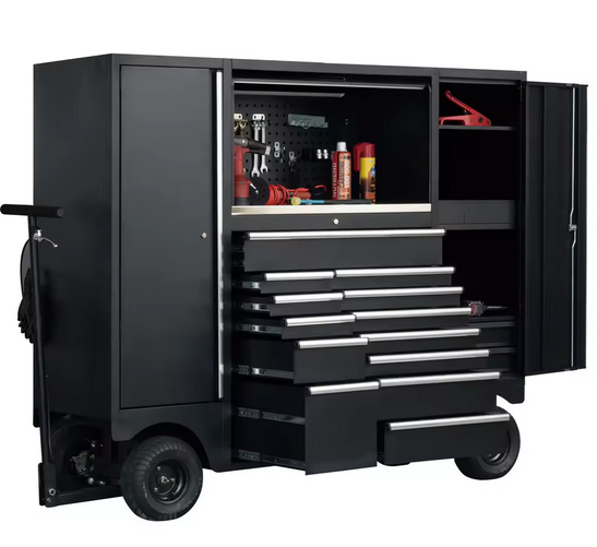 85 BLACK 13 DRAW UTILITY ALL TERRAIN HEAVY DUTY TOOL BOX CHEST image 1