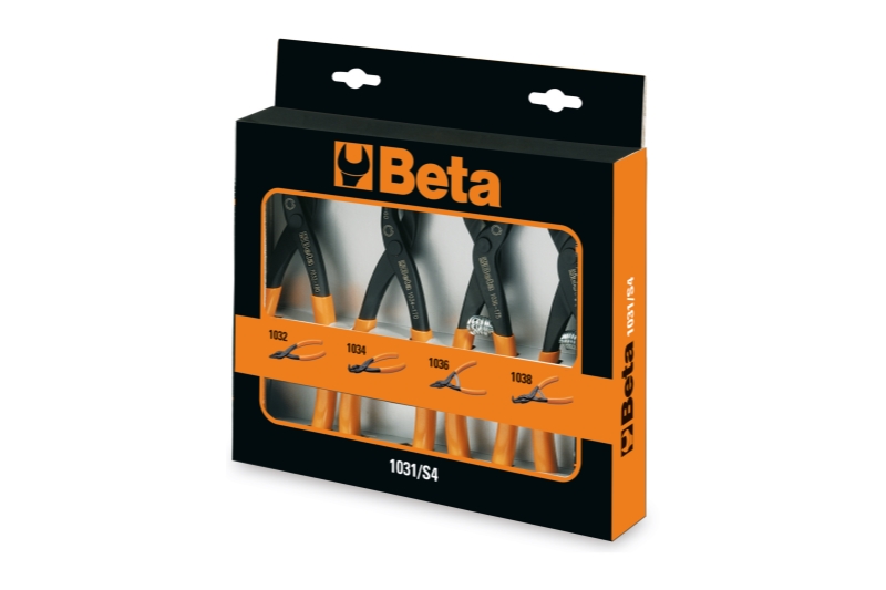 Set of 4 Circlip Pliers 19mm - 60mm - Beta Tools 1031/S4 thumbnail 2