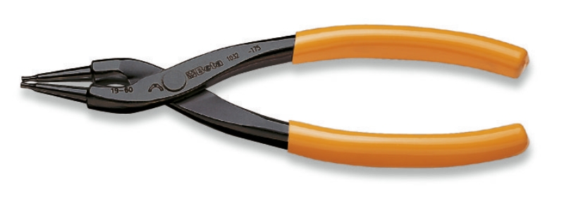 Internal Circlip Pliers Straight Pattern PVC Handles 180mm - Beta Tools 1032 180 image 1