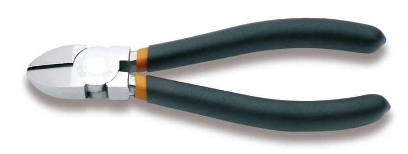 Diagonal Cutting Nippers Chrome-Plated Slip-Proof PVC Coated Handles 140mm - Beta Tools 1082 140 image 1