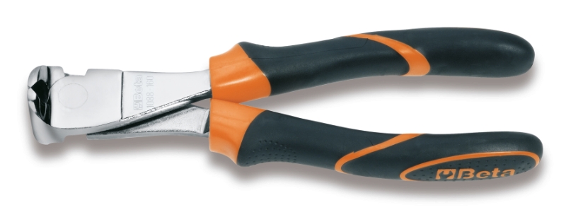 Heavy Duty End Cutting Nippers Bi-Material Handles 160mm - Beta Tools 1088BM 160 image 1