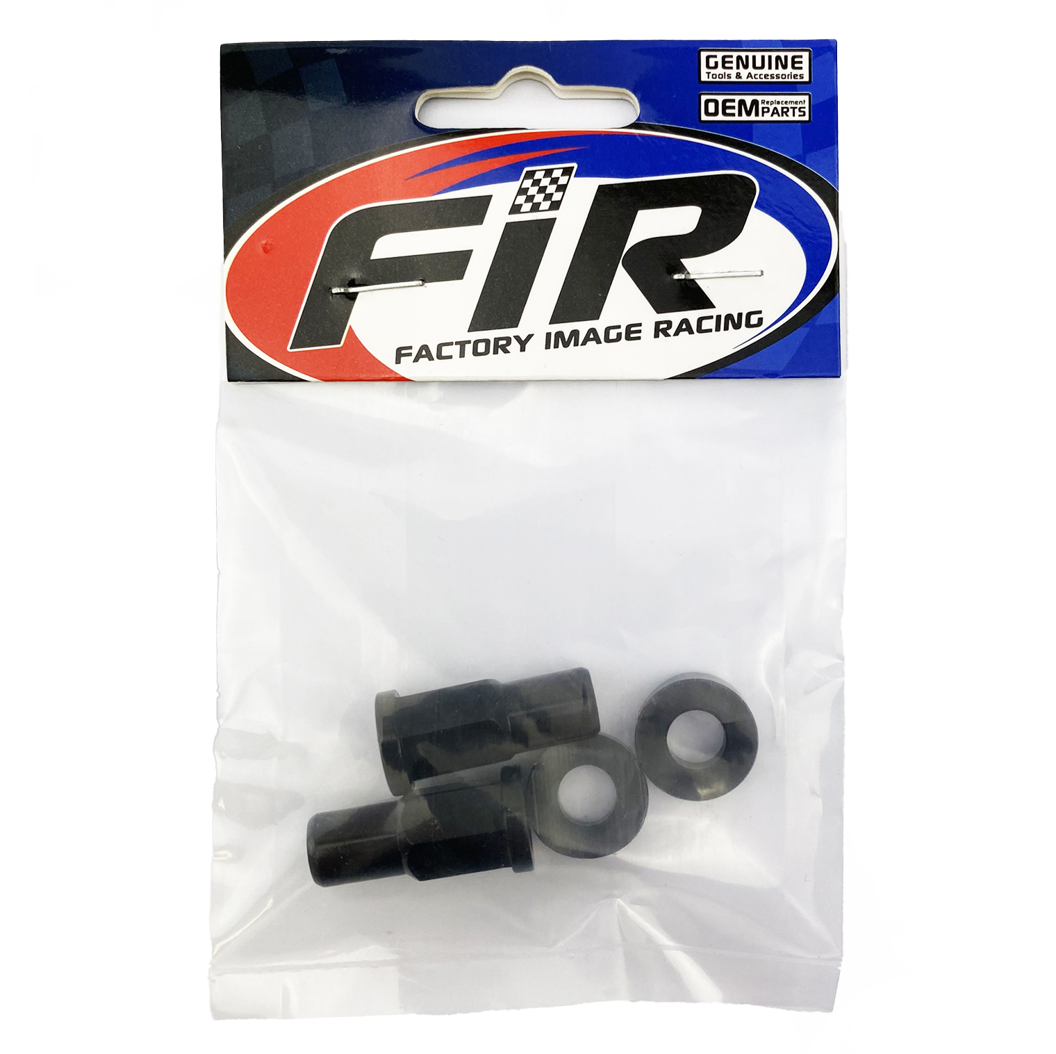RIM LOCK NUT WITH SPACER WASHER KIT - BLACK ALUMINIUM thumbnail 3