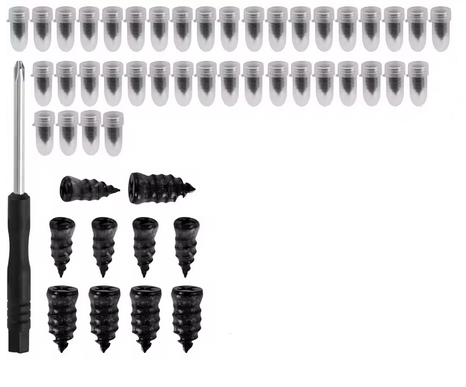 80PCS PUNCTURE REPAIR KIT CAR VACUUM TYRE QUICK FIX SELF-SERVICE SCREWS image 1