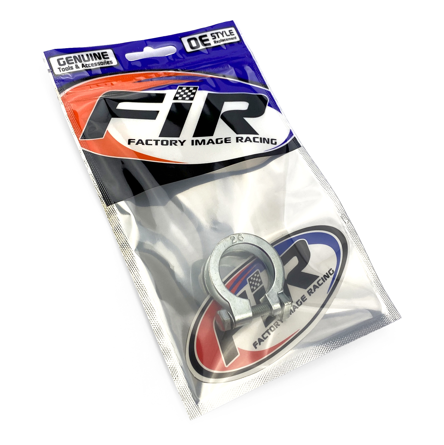 HD C PIPE CLAMP 26-28mm STEEL thumbnail 2