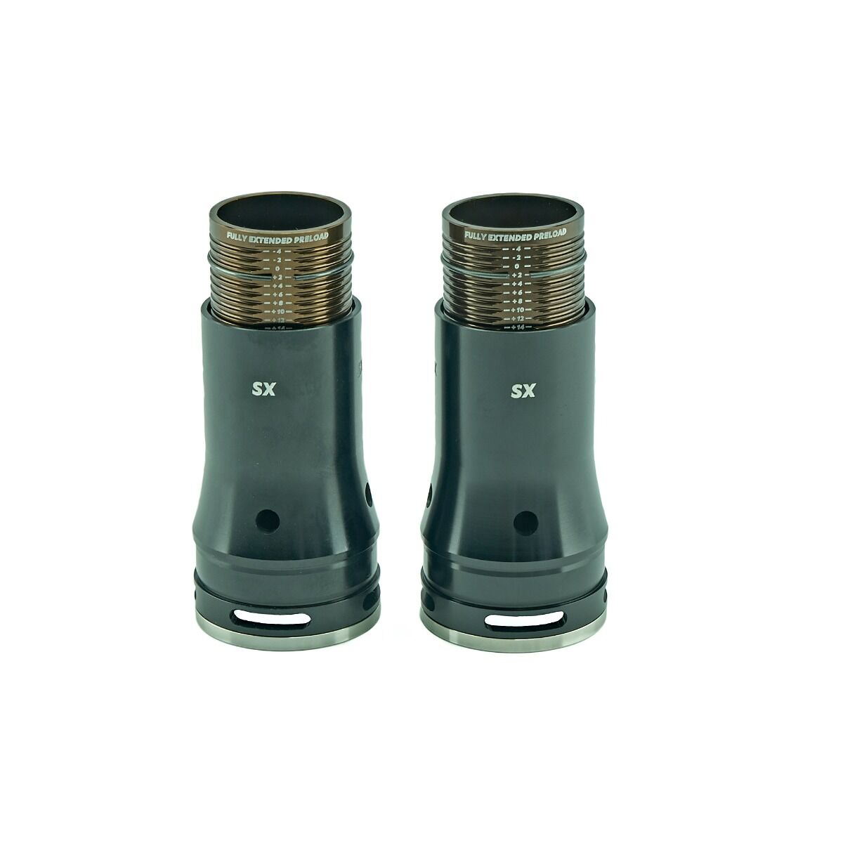 Front Fork Spring Perches KYB 48mm SX Adjustable (Pair) 111-300-220 image 1