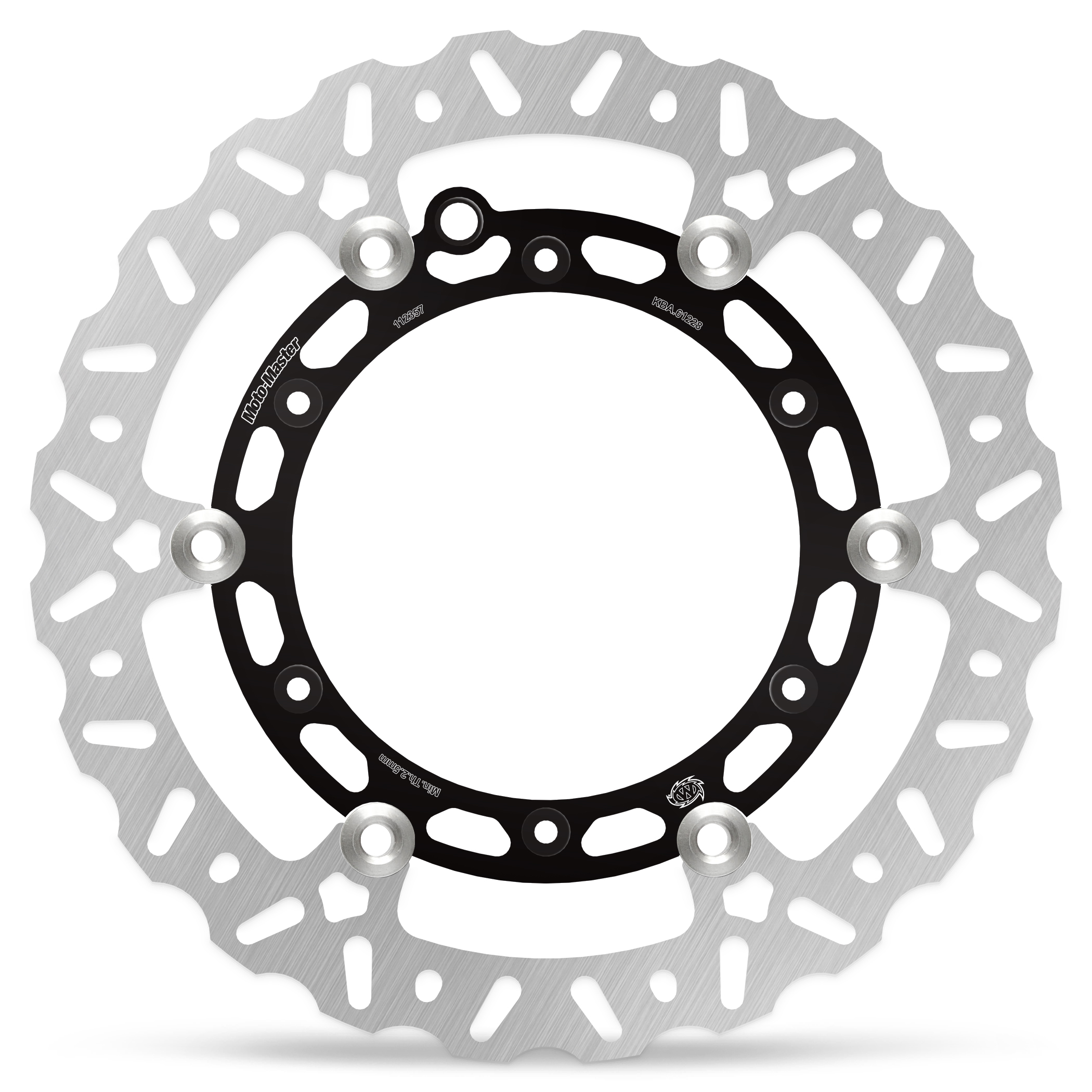 DISC BRAKE FRONT FLOATING KTM HUSQ, WITH SPEEDO HOLE, MOTO-MASTER 112357 HUSQVARNA image 1