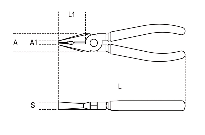 Combination Pliers Chrome-Plated with Bi-Material Handles 180mm Length - Beta Tools 1150BM 180 thumbnail 3