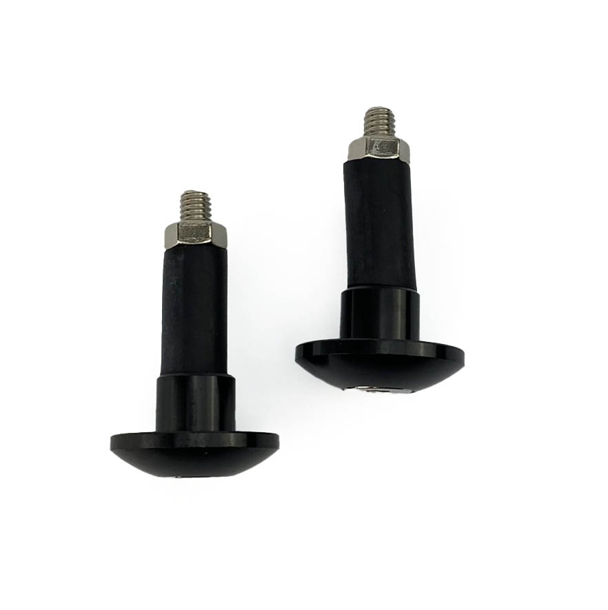 BAR ENDS 12mm BLACK [SET-2] thumbnail 3