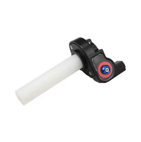 THROTTLE TWISTGRIP + CABLE UNIVERSAL ALUMINIUM THROTTLE CLAMP RACING ALLOY thumbnail 2