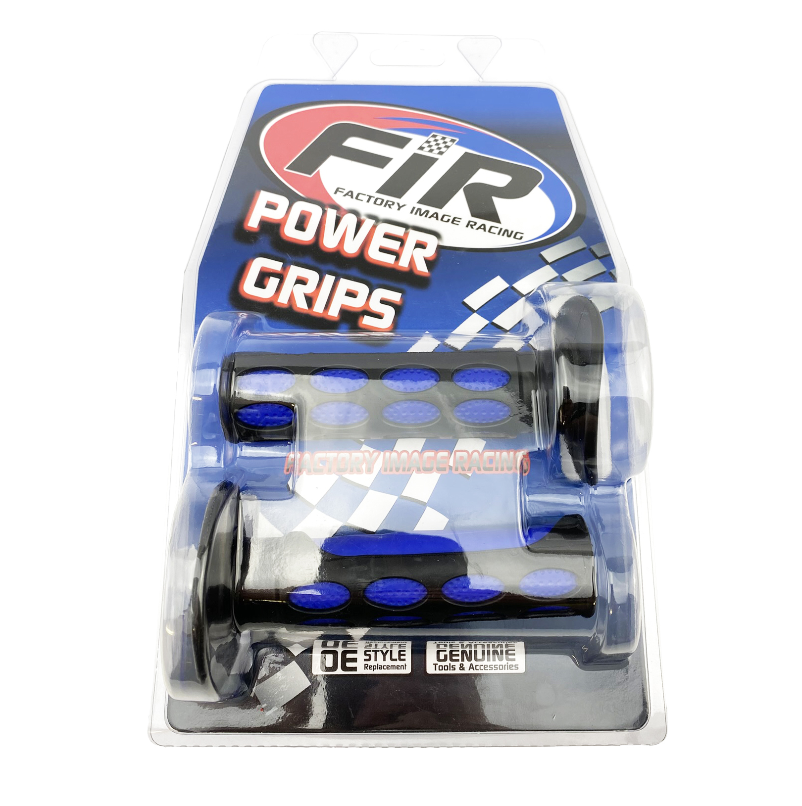 GRIP DUAL FLASH BLACK/BLUE, 22/25mm thumbnail 2
