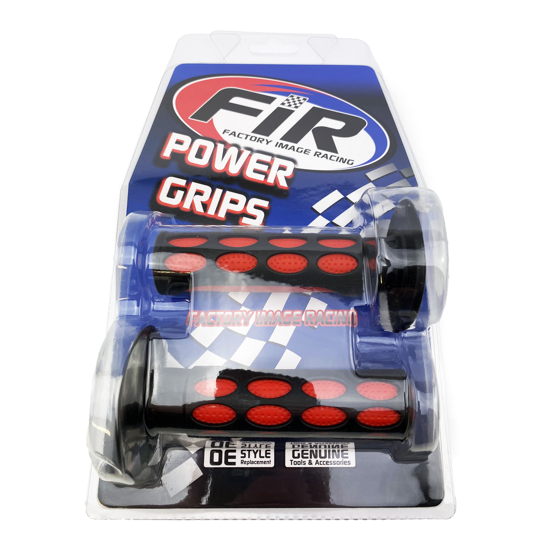 GRIP DUAL FLASH BLACK/RED, 22/25mm thumbnail 2
