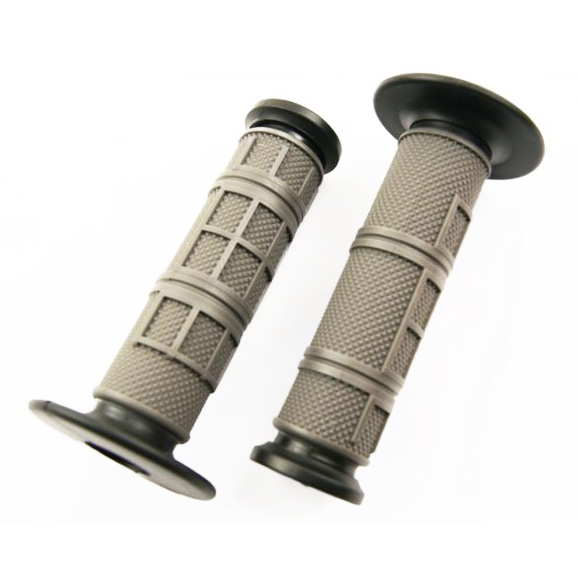 DUAL LAYER GRIP GREY/BLACK, 22/25mm DIRT / MX