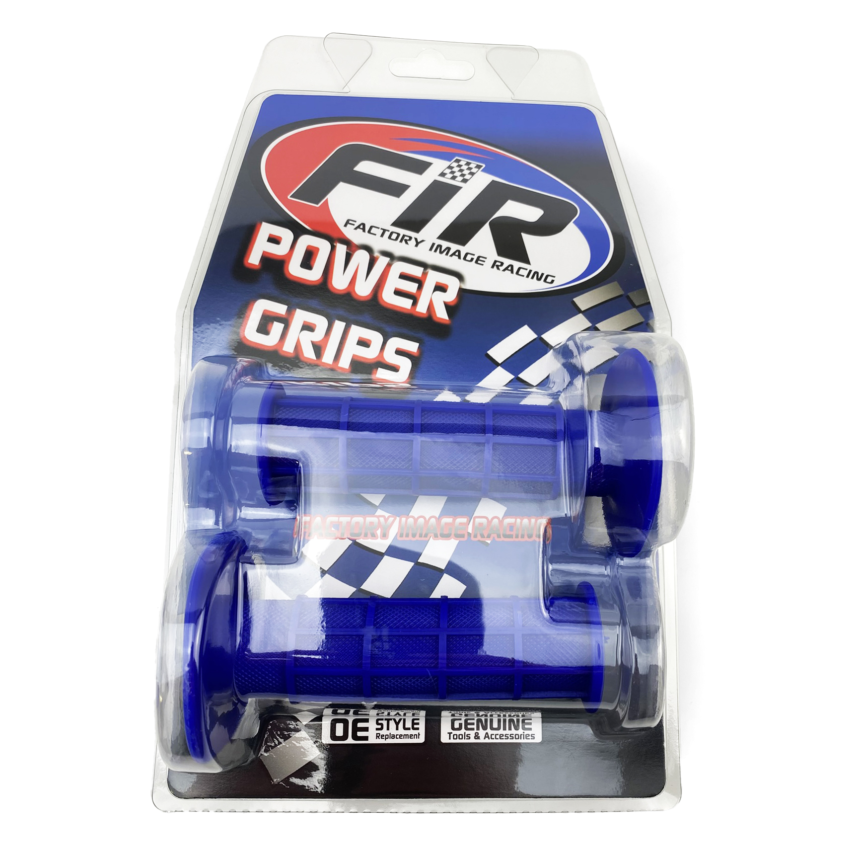 GRIPS FULL WAFFLE BLUE, ID SIZE 22/25mm MX-08003BE thumbnail 2
