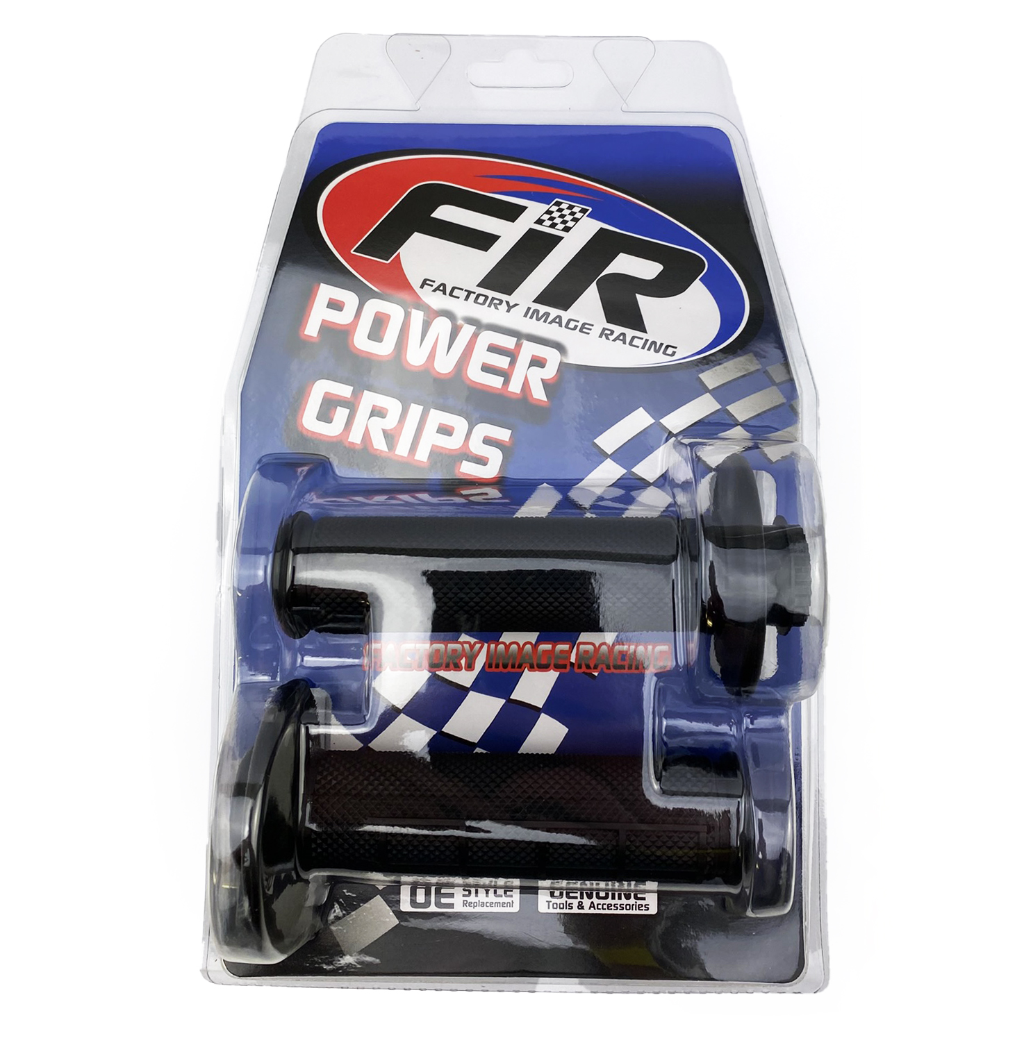 LOCK ON GRIPS HALF WAFFLE, SOFT BLACK, MX-08752BK, ODI STYLE, FIR - thumbnail 2