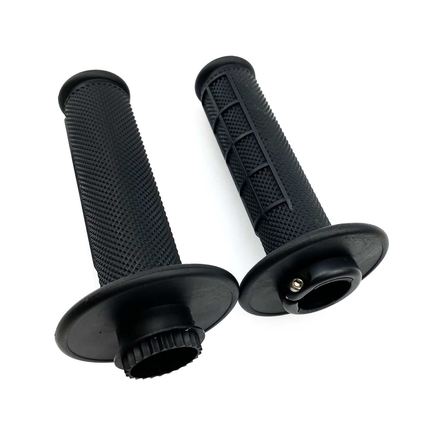 LOCK ON GRIPS HALF WAFFLE, SOFT BLACK, MX-08752BK, ODI STYLE, FIR - thumbnail 3