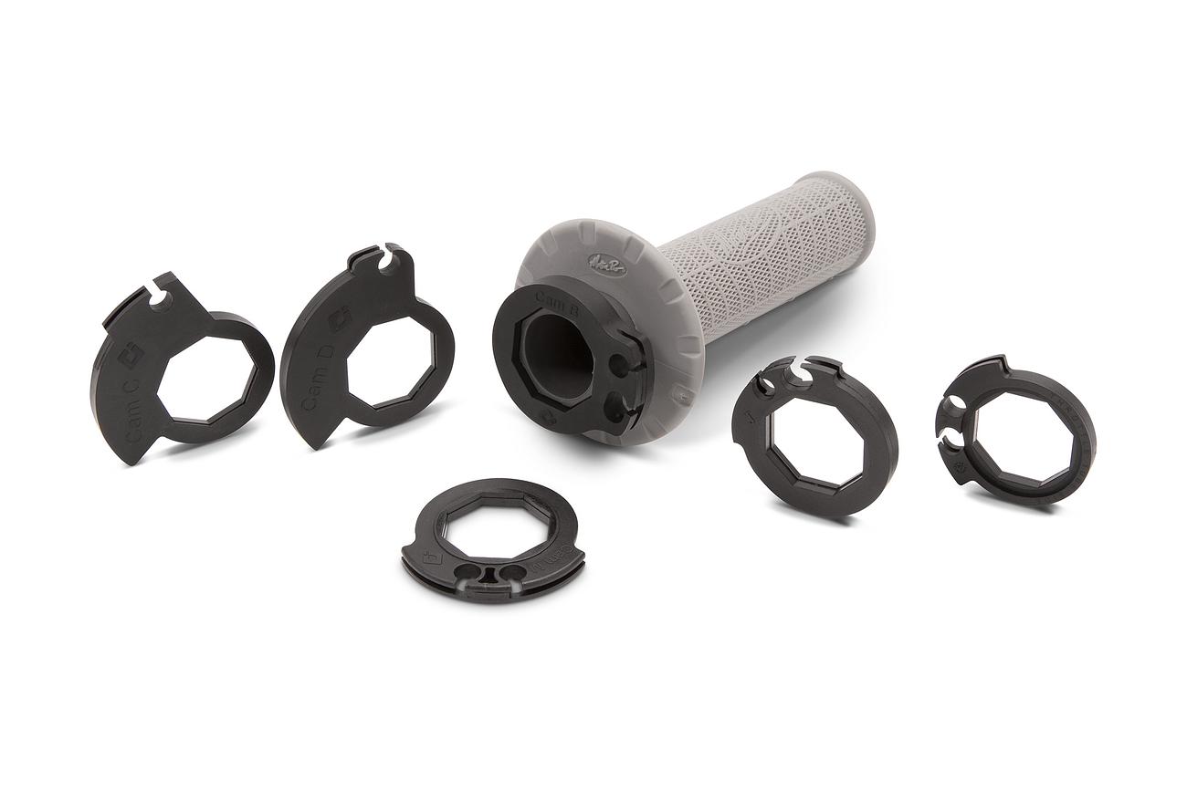 DIRT CONTROL V2 LOCK ON GRIPS MOTION PRO GREY 01-2819 thumbnail 3