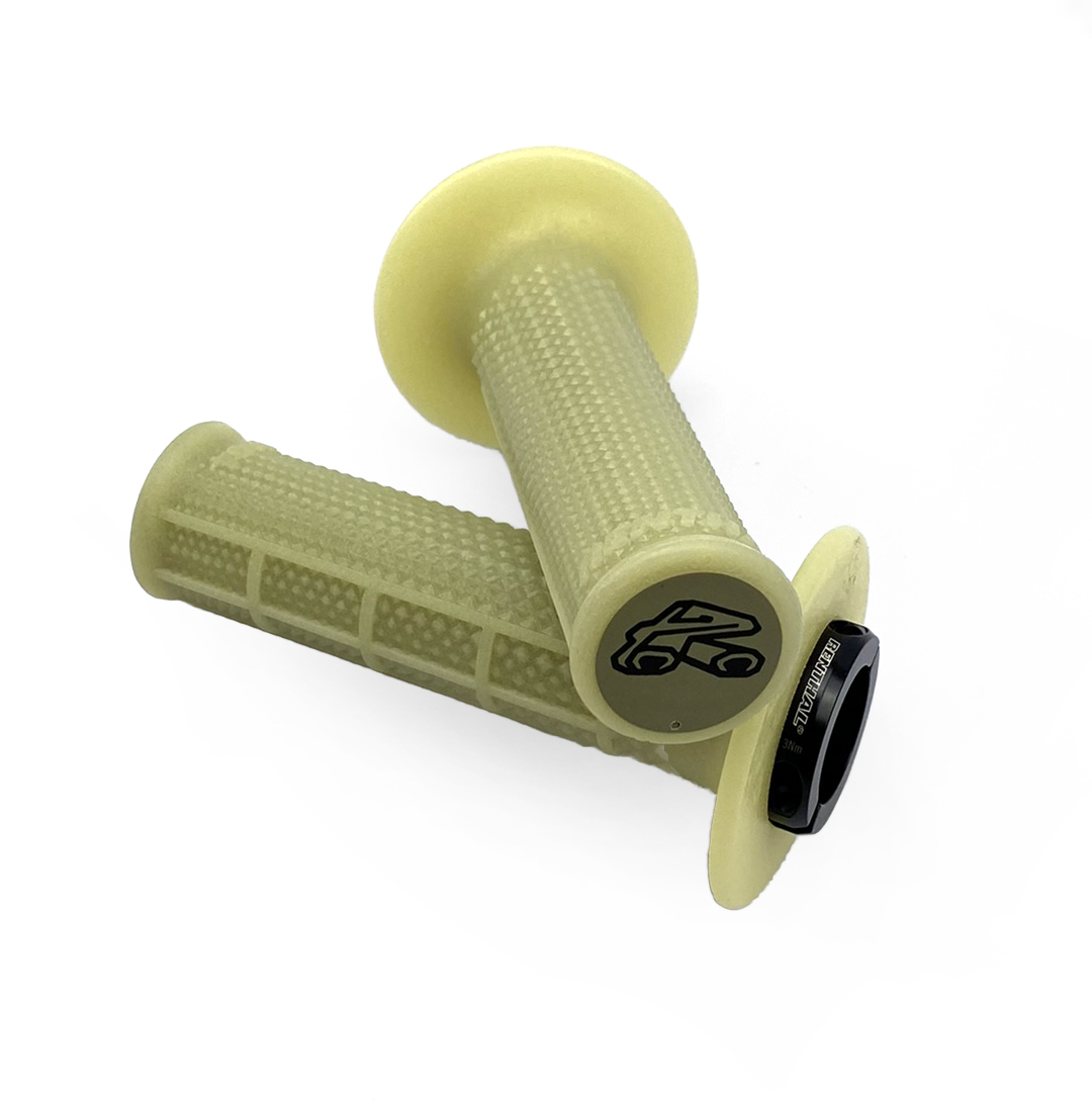 LOCK ON GRIPS RENTHAL TAPARED/HALF WAFFLE, ARAMID G240 image 1