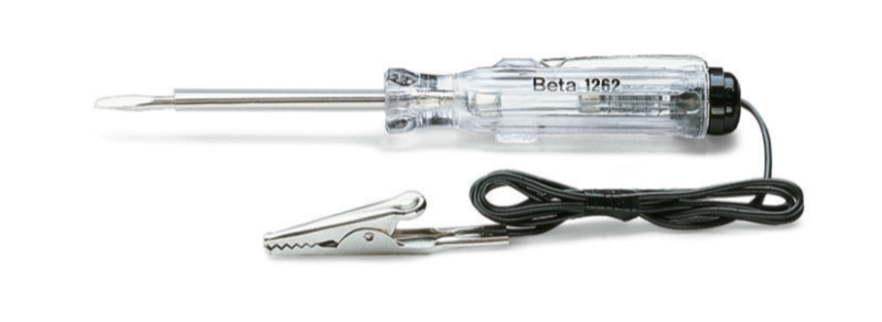 Circuit Testing Screwdriver 6-24V 0.5mm x 3mm x 44mm - Beta Tools 1254 image 1