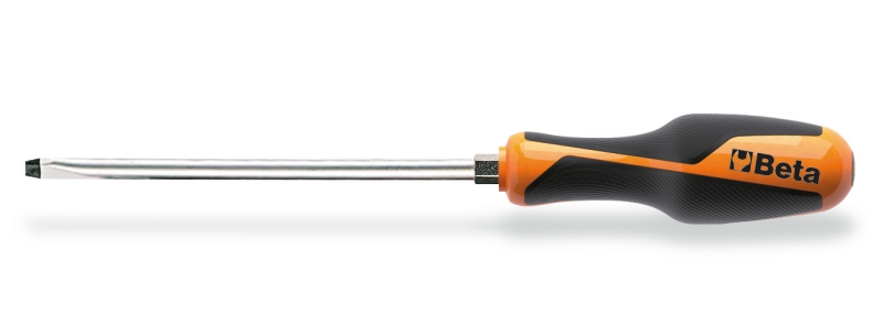 Screwdriver for Slotted Head Screws with Hexagon Bolster 1.6x10mm 200mm Length - BetaGRIP 1260E 10 image 1