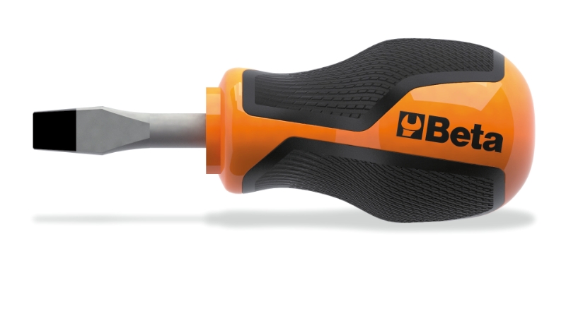 Extra-Short Screwdriver for Slotted Head Screws 0.8x4mm 30mm Length - BetaGRIP 1260N 4X30 image 1