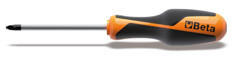 Screwdriver for Cross Head Phillips Screws PH2 6mm 150mm Length - BetaGRIP 1262 6X150 image 1