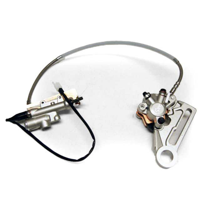 KTM COMPLETE REAR BRAKE ASSEMLY, CALIPER, BRAKE HOSE, MASTER CYLINDER SX, 79613080001 77013060044