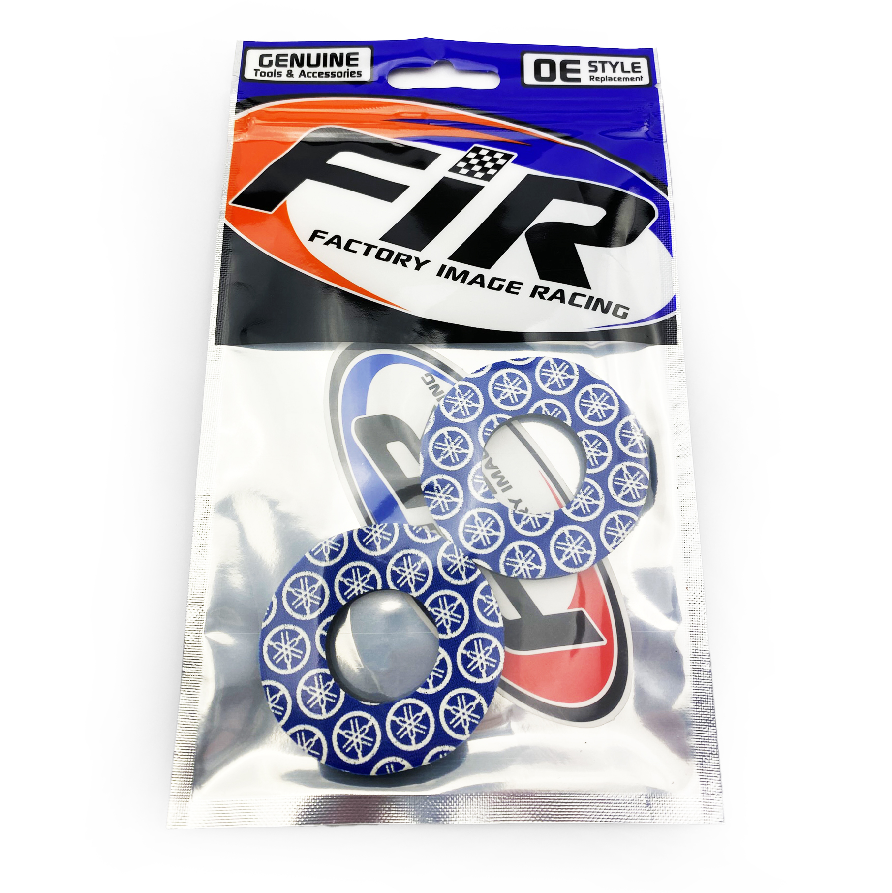 GRIP DONUTS BLUE YAMAHA, PAIR thumbnail 2