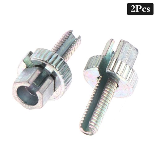 BRAKE & CLUTCH BARREL ADJUSTER SCREWS M6 x 30mm PACK-2 image 1