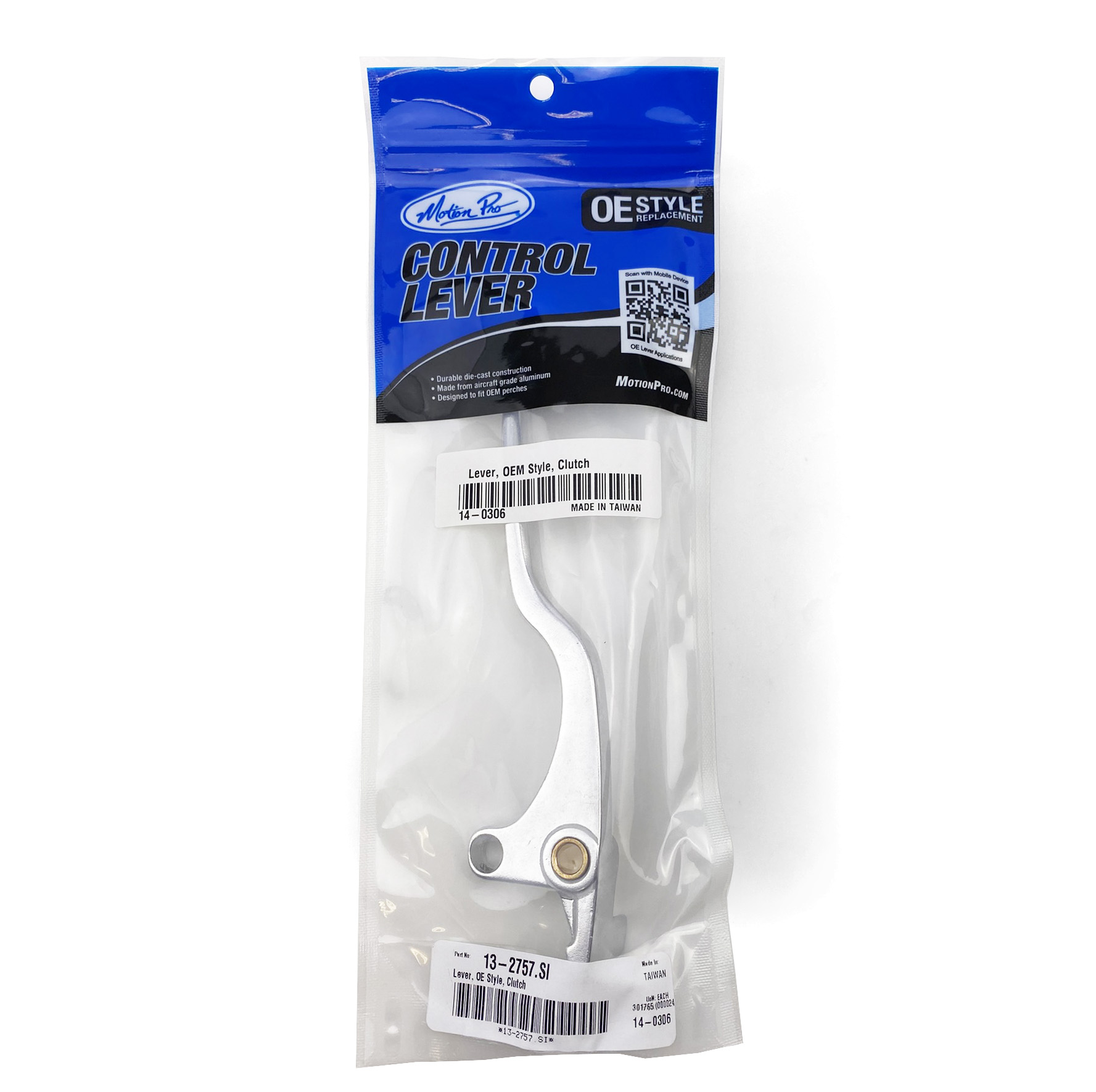 CLUTCH LEVER BLADE SILVER MOTION PRO 14-0306 thumbnail 2