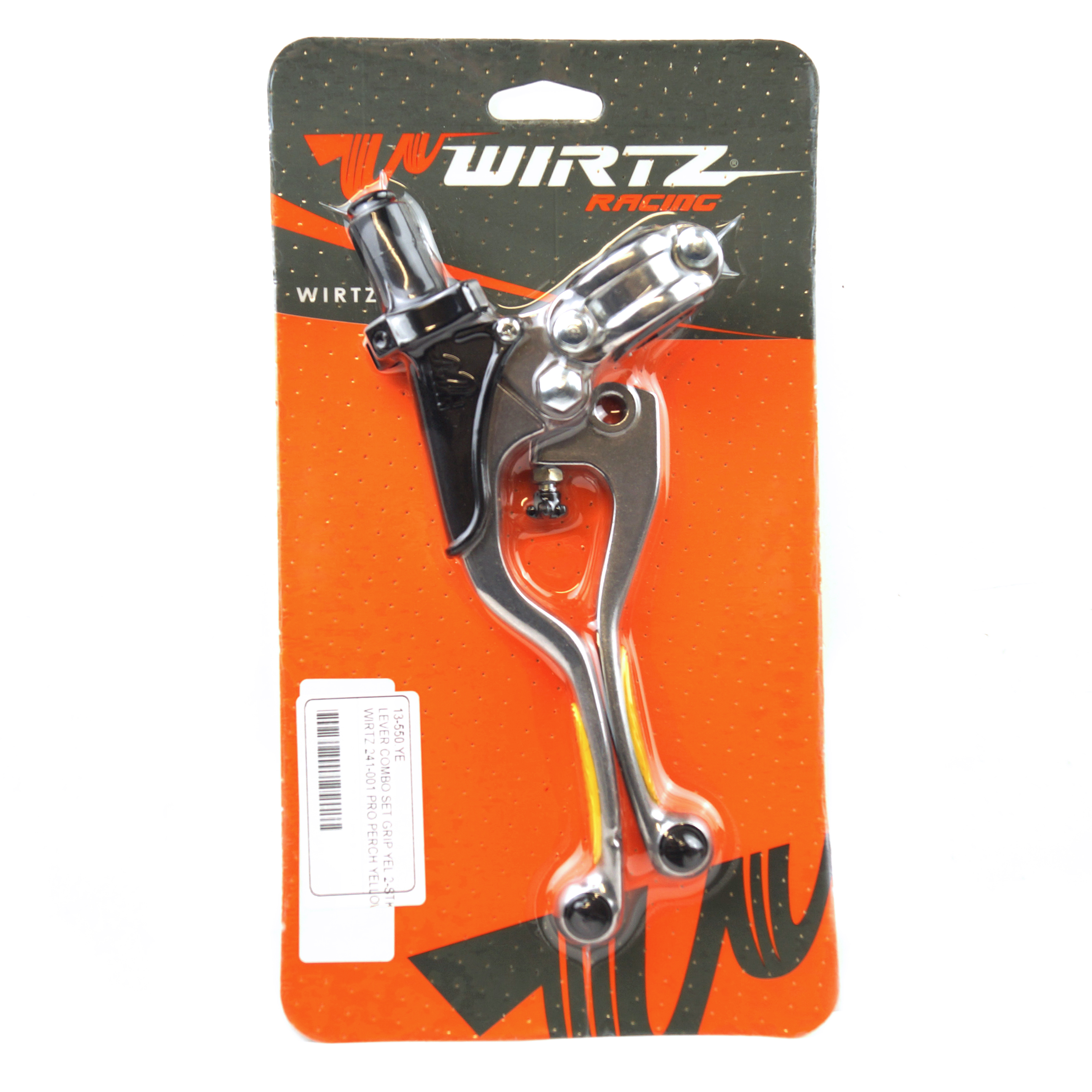 LEVER COMBO SET GRIP YEL 2-STK, WIRTZ 241-001 PRO PERCH YELLOW image 1