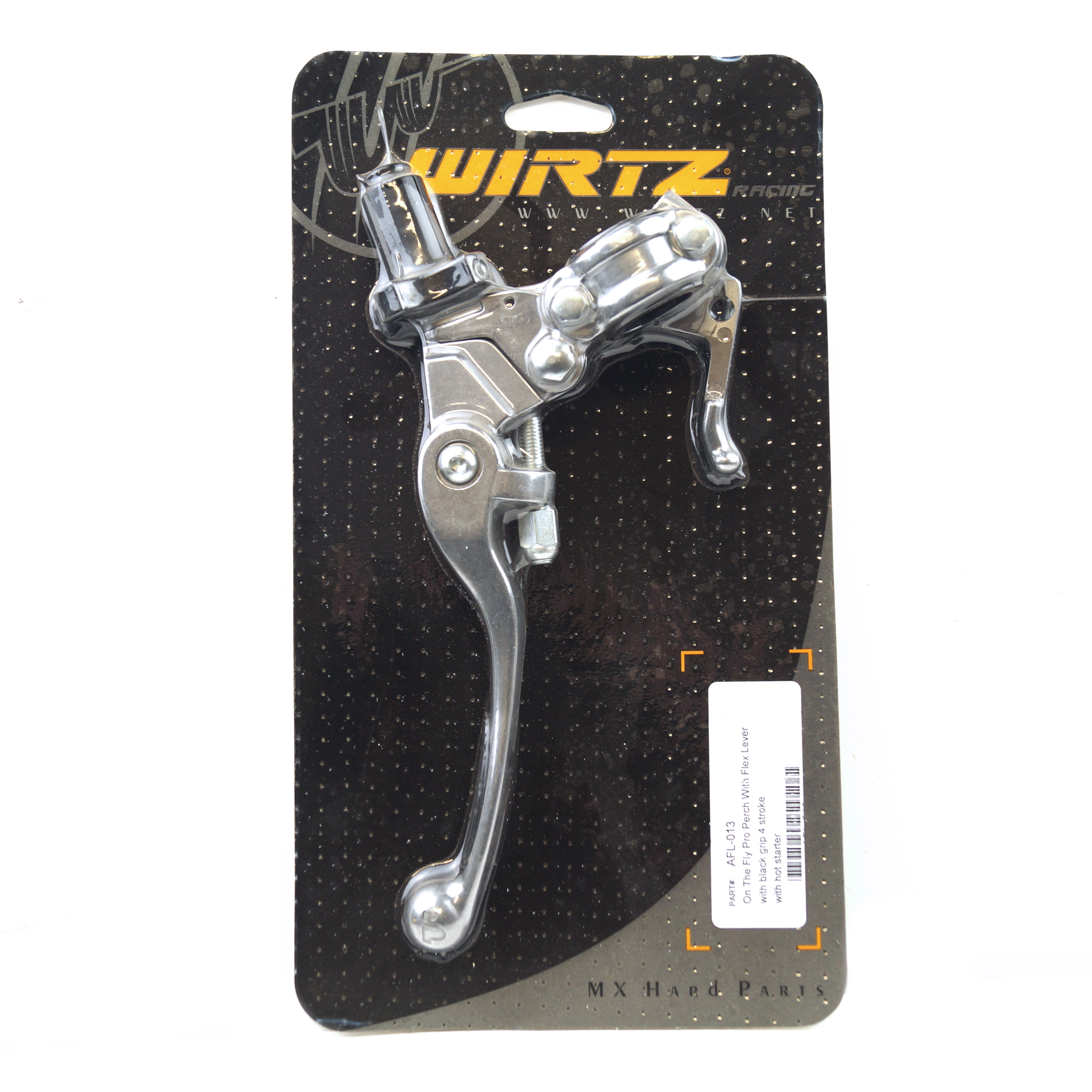 LEVER CLUTCH FLEX GRIP 4-STK, WIRTZ AFL-013 PRO PERCH BLACK image 1