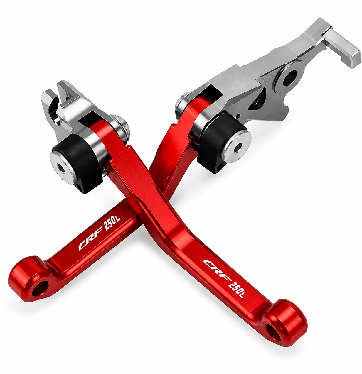 CLUTCH FRONT BRAKE LEVERS 12-17 HONDA CRF L M 250 CNC BILLET FOLDABLE PIVOT 45125-KZZ-901