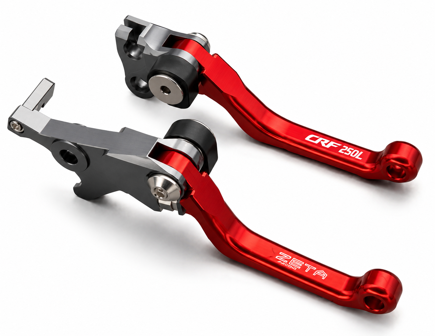 CLUTCH FRONT BRAKE LEVERS 12-17 HONDA CRF L M 250 CNC BILLET FOLDABLE PIVOT 45125-KZZ-901 thumbnail 2