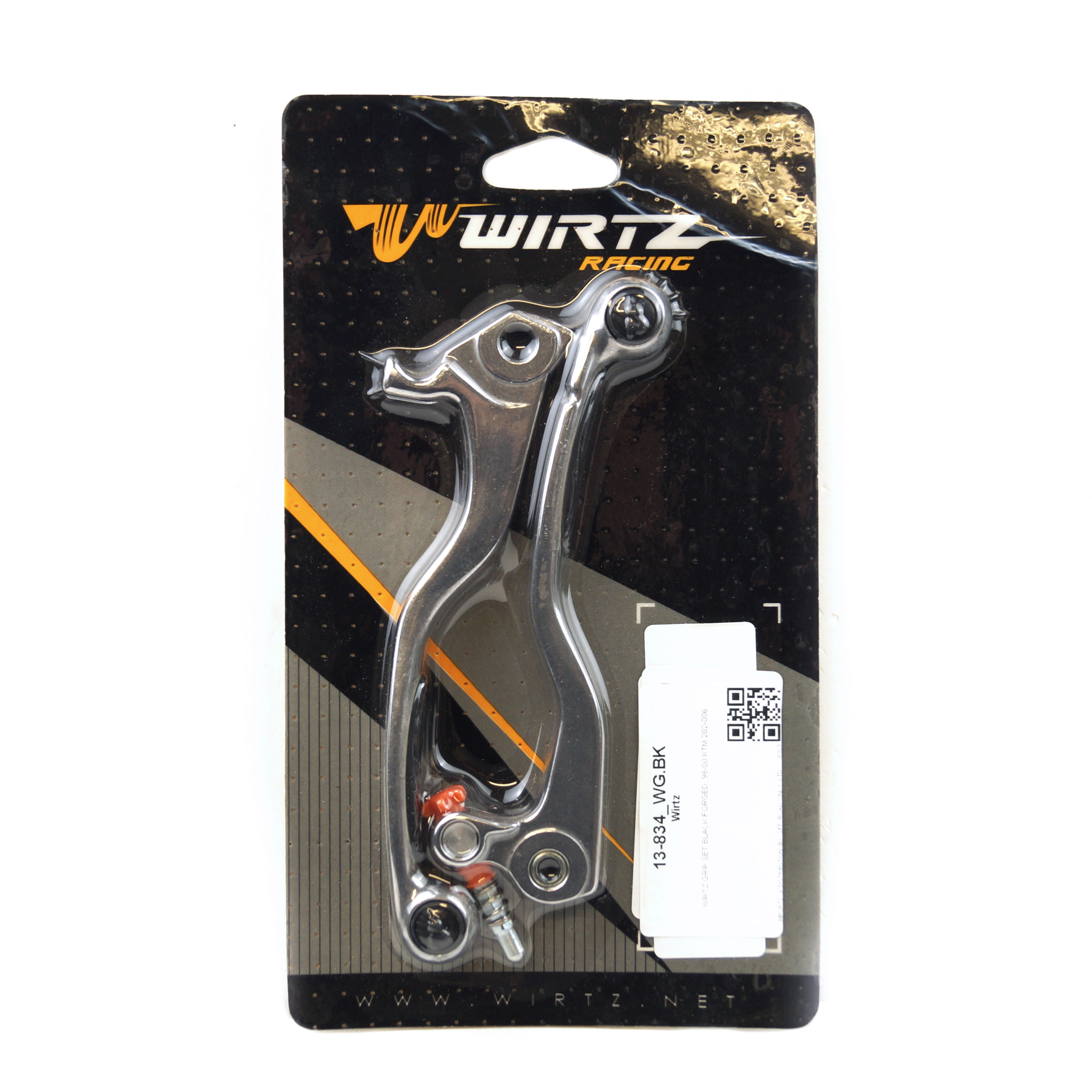 WIRTZ GRIP SET BLACK FORGED, 98-00 KTM 202-006 image 1