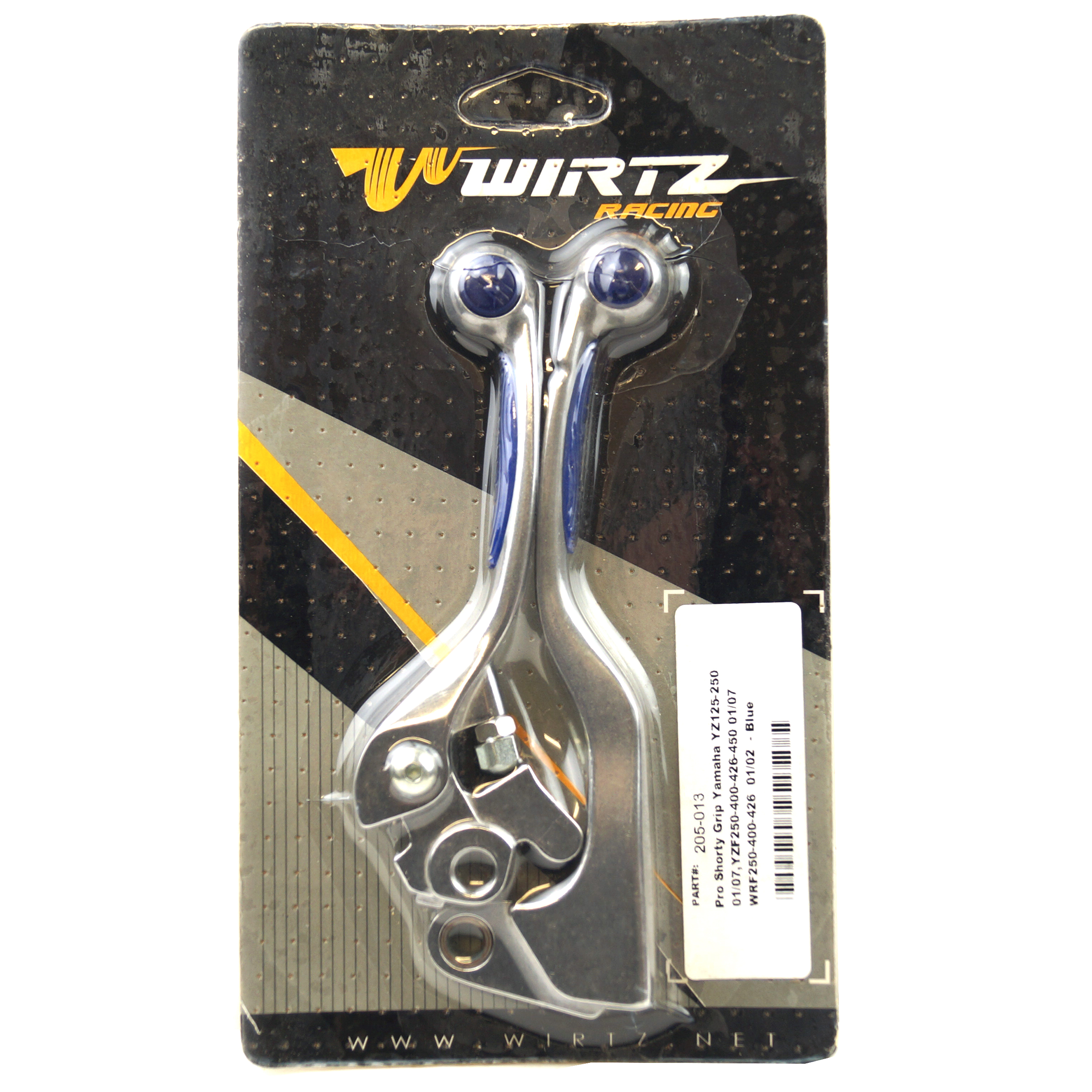 LEVER SET GRIP BLUE FORGED, WIRTZ 205-013 CLUTCH & BRAKE image 1