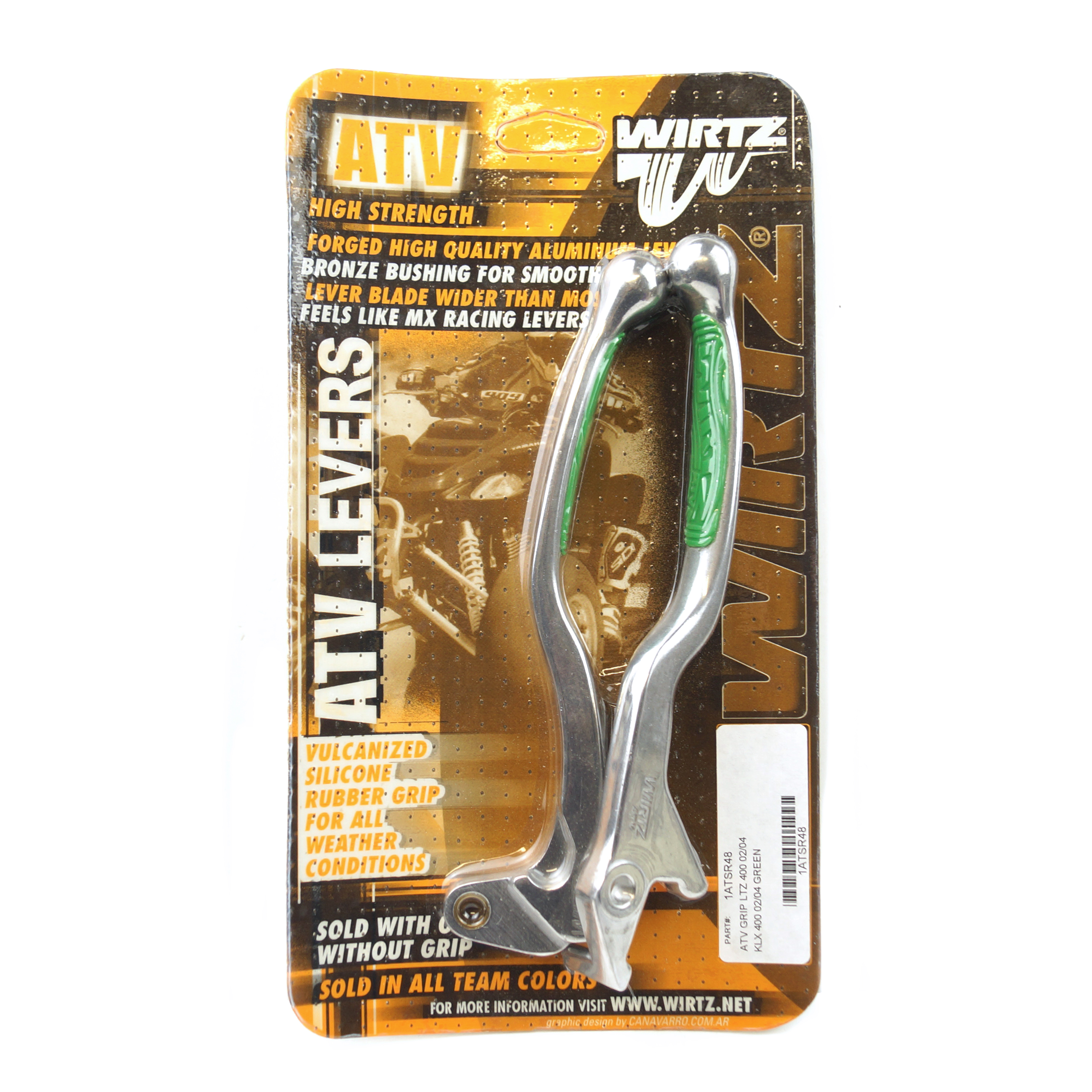 WIRTZ LEVER SET GRIP GREE image 1