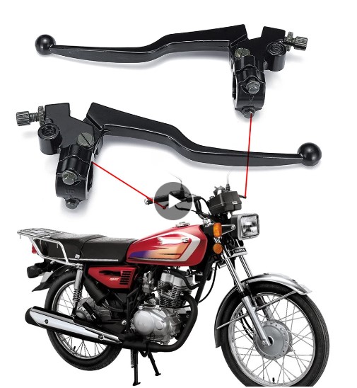 CLUTCH & BRAKE LEVER 22mm WITH M10 MIRROR MOUNT image 1