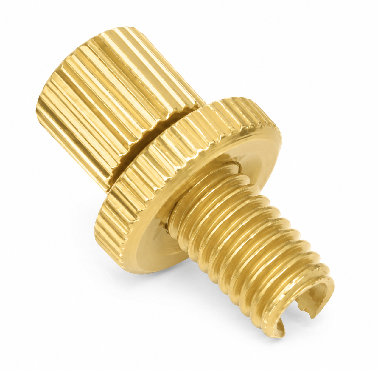CLUTCH BRAKE CABLE ADJUSTER M8x1.25 GOLD UNIVERSAL image 1