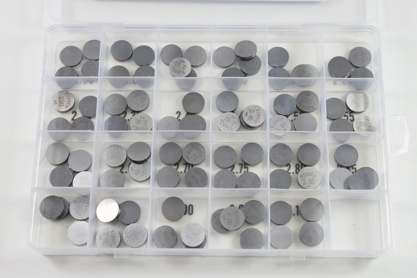 VALVE SHIM KIT 13mm 2.00mm-3.10mm 0.05mm INCREMENTS 4PCS EACH VINTCO 13SHIMKIT thumbnail 3