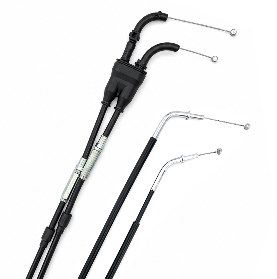 THROTTLE CABLE SET/2 2007-2008 KAWASAKI NINJA ZX600P MOTION PRO 03-0398 image 1