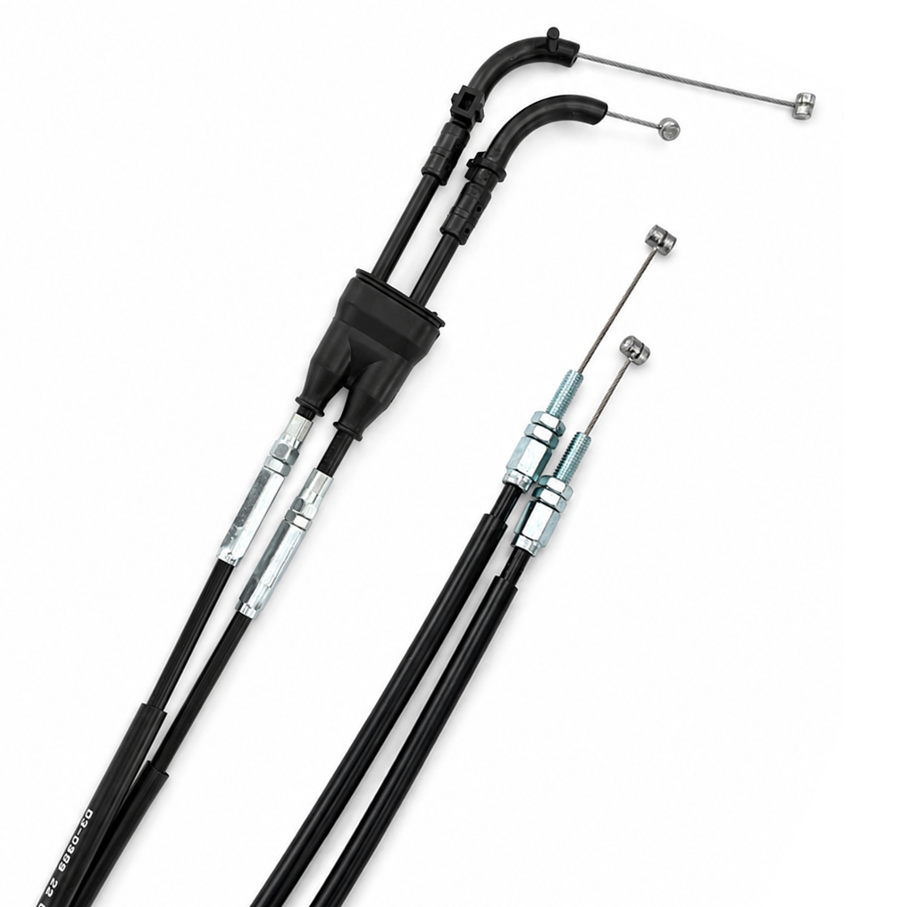THROTTLE CABLE SET/2 2011-2013 KAWASAKI KL650E MOTION PRO 03-0385 54012-0184 image 1