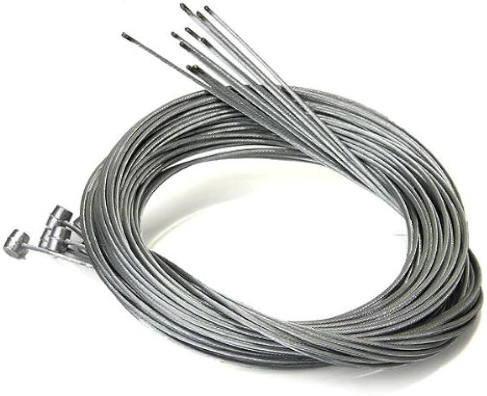 10PC 1.5mm WIRE 1700mm LONG CABLE WITH 7mm BARRAL NIPPLE UNIVERSAL image 1