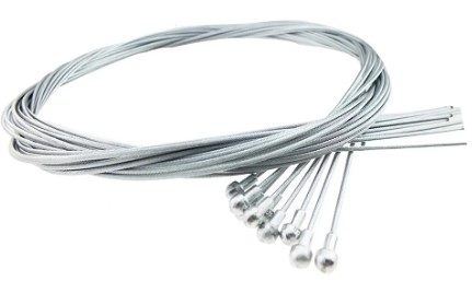 10PC 1.5mm WIRE 1700mm LONG CABLE WITH 6mm HEAD PEAR NIPPLE UNIVERSAL thumbnail 3