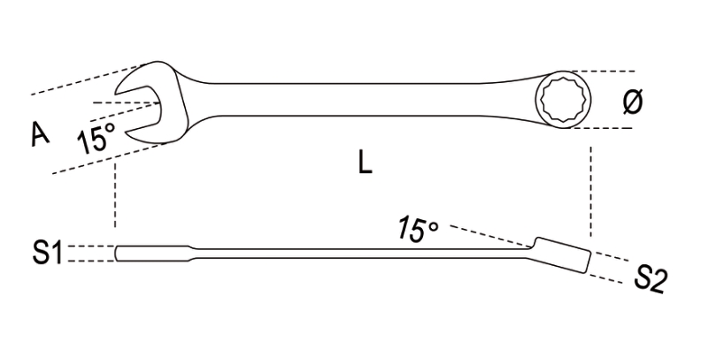 Reversible Ratcheting Combination Spanner Wrench 13mm - Beta Tools 142 13 thumbnail 4