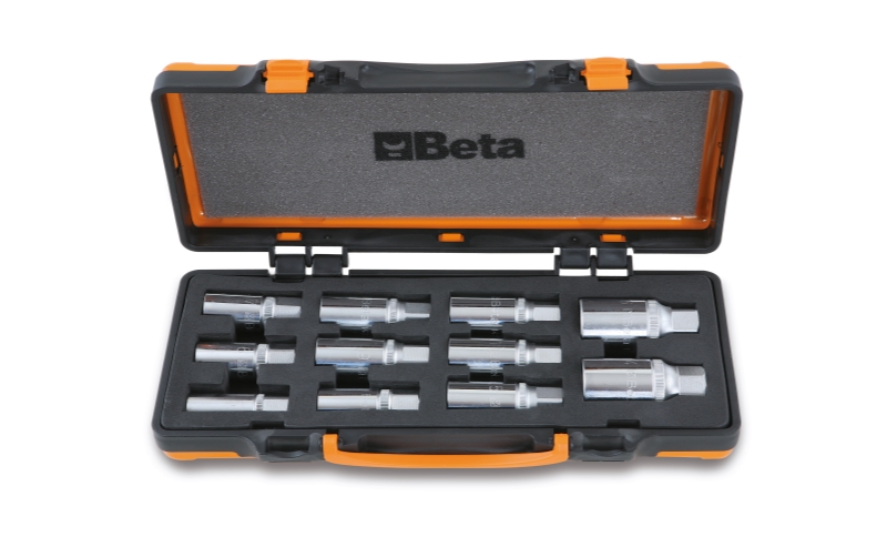 Set of 11 Roller Stud Extractors/Inserters M5 - M16 with Metal Case - Beta Tools 1433/C11 image 1