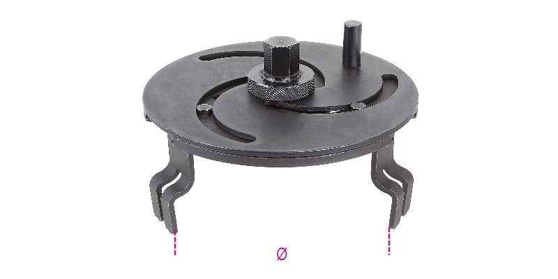 Adjustable Self-Locking Wrench for Tank Floating Ring Nuts 89mm - 170mm - Beta Tools 1482/1 thumbnail 2