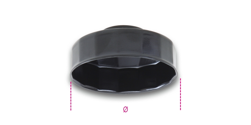 Oil Filter Wrench for MAN Vehicles 135mm 18-Sided - Beta Tools 1493 106-L15 image 1