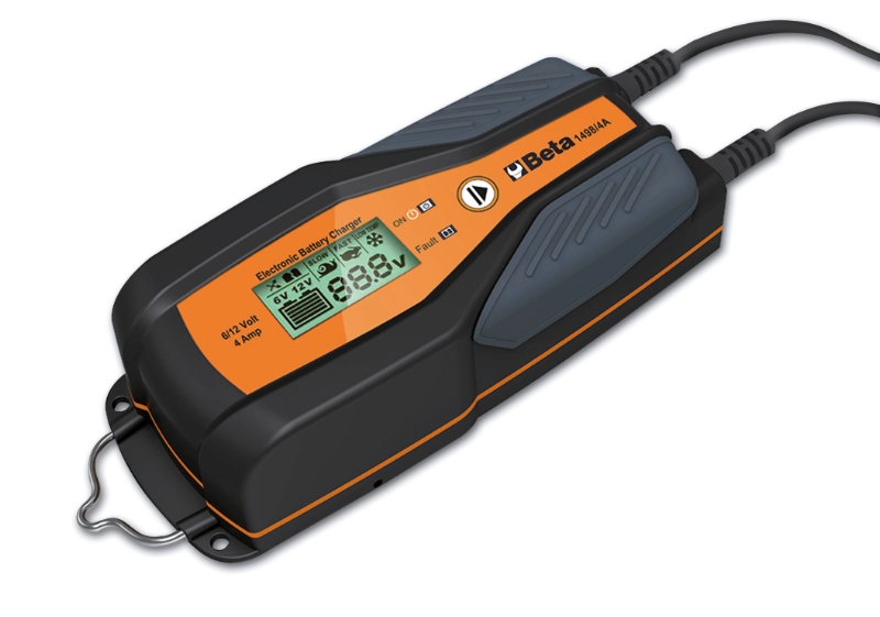 Electronic Car/Motorcycle Battery Charger 6V/12V 1A - 8A 4Ah - 160Ah - Beta Tools 1498/4A thumbnail 5