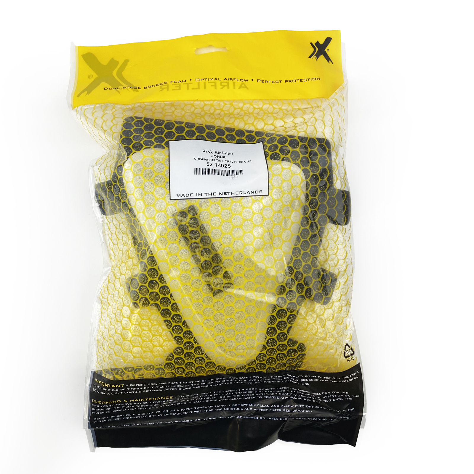AIR FILTER 2025 HONDA CRF R/RX/RWE, PROX 52.14025 HONDA thumbnail 2